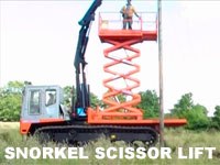 Snorkel scissor lift